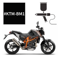 Peinture noir mat ktm duke 690 duke r 690 2008-2015