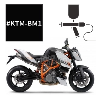 Peinture noir mat ktm 990 superduke r 2008-2009