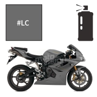 Peinture en spray triumph graphite 675 daytona 2006-2007/2014