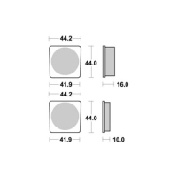 Jeu de plaquettes ap racing standard organique avant/arrière