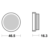 Jeu de plaquettes ap racing off-road mx    avant/arrière