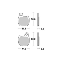 Jeu de plaquettes ap racing standard organique avant/arrière