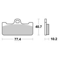Jeu de plaquettes ap racing route racing métal fritté nouvelle technologie avant