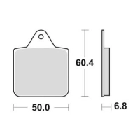 Jeu de plaquettes ap racing off-road mx  racing   avant/arrière