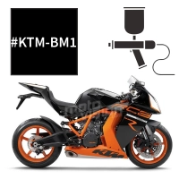 Peinture noir mat ktm rc8 r 1190 2011-2012