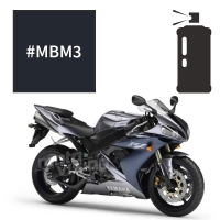 Peinture tricouche en spray yamaha matt blue metallic 3 gun smoke r1 2005