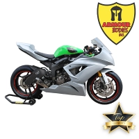 Kit carénage complet fibre de verre apprêté armour bodies  kawasaki zx6rr 636 2013-2018