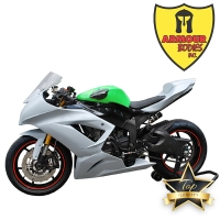 Kit carénage complet fibre de verre apprêté armour bodies  kawasaki zx6rr 636 2013-2018