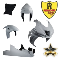 Kit carénage fibre flexoresin apprêté kawasaki zx10r 2016-2019