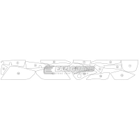 Film de protection anti-gravion eazi-guard® pour ktm  390 duke    2013-2016