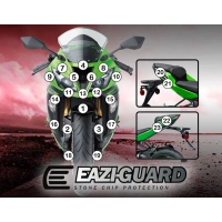Film de protection anti-gravion eazi-guard® pour kawasaki  zx6r (636)  2013-2016