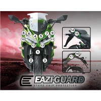 Film de protection anti-gravion eazi-guard® pour kawasaki  z1000sx  2014-2016