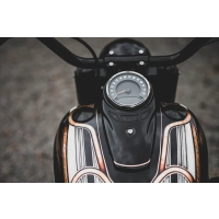 Kit de bouchon de carburant encastré et de bouchon de réservoir côté gauche softail m8 2018-2025