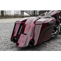 Garde-boue arrière touring allongé 2009-2024 "chopin" à encastrement de plaque universel