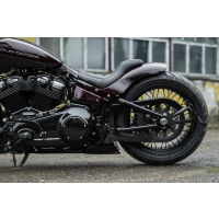 Ensemble de couvercles d'essieu de bras oscillant pour tous les softail m8 2018-2025