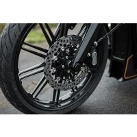 Ensemble de couvercles d'essieu avant softail m8 2018-2025