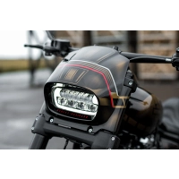 Carénage de phare softail fat bob fxfb fxfbs série "aggressor" 2018-2025