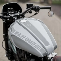 Kit couvercle de réservoir d'essence et console h-d sportster "tear-drop"