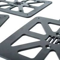 Support de plaque d'immatriculation avec éclair pour autriche 170x210 mm