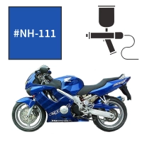 Peinture honda lapis blue pearl cbr600f 2002