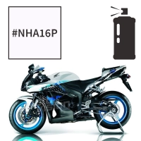 Peinture tricouche en spray honda pearl cool white cbr600rr 2011