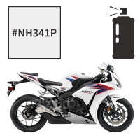 Peinture tricouche en spray honda pearl fadeless white cbr1000 2004/2005 hrc 2007-2014
