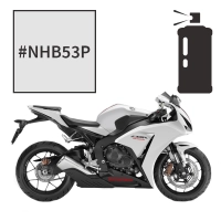 Peinture tricouche en spray honda pearl glare white cbr1000rr 2014