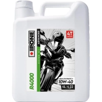 Huile 4t semi-synthétique r4000 10w‑40 4l ipone