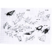 Kit visserie de carénage d'origine bmw s1000rr / hp4