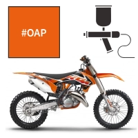 Peinture tricouche adrenaline orange pearl ktm sx 125 150 200 250 sx-f 250 350 450