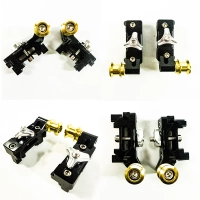 Tendeurs de chaine kalyosa noir avec diabolos c pour yamaha mt07/fz07/xsr700