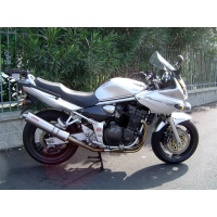 Pot gpr tri-ovale inox - homologué  - suzuki gsf 1200 bandit - s 1997/04