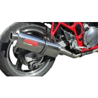 Pot gpr tri-ovale inox - homologué  - suzuki gsf 600 bandit - s 1995/05