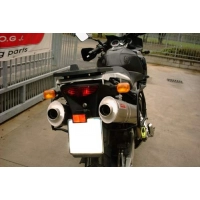 Pot gpr tri-ovale inox - homologué  - suzuki v-strom 1000 2003/12