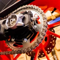 Tendeurs de chaine kalyosa noir avec diabolos c pour yamaha mt07/fz07/xsr700