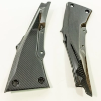 Cache sous cadre carbone brillant kawasaki zx10r 2011-2017