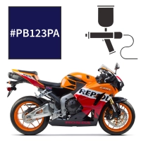 Peinture honda pearl siren blue pearl cbr600rr tricolore repsol 2009-2016