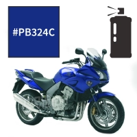 Peinture tricouche en spray honda candy xenon blue cbf 1000 f 2006-2007