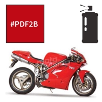 Peinture tricouche en spray ducati red anniversary 748 r 2000-2002