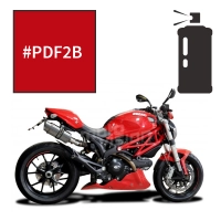 Peinture tricouche en spray ducati red anniversary 796 monster 2010-2014