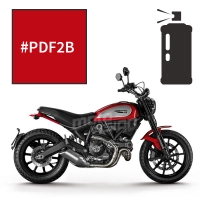 Peinture tricouche en spray ducati red anniversary 800 scrambler icon 2015/2018