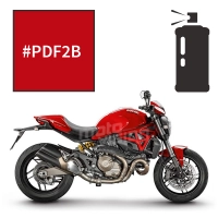 Peinture tricouche en spray ducati red anniversary 821 monster stripe 2017