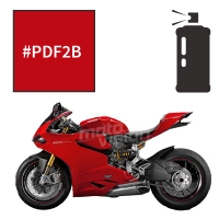 Peinture tricouche en spray ducati red anniversary 848 evo 2011-2012