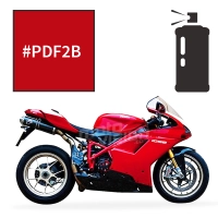 Peinture tricouche en spray ducati red anniversary 1098 r 2009