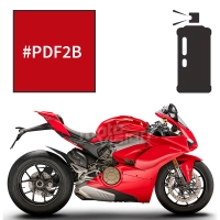 Peinture tricouche en spray ducati red anniversary 1100 panigale v4 2018-2019