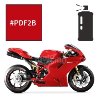 Peinture tricouche en spray ducati red anniversary 1198 sp 2011