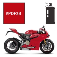 Peinture tricouche en spray ducati red anniversary 1199 panigale r 2013-2014