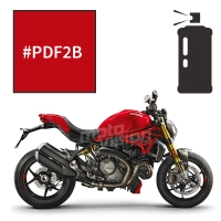 Peinture tricouche en spray ducati red anniversary 1200 monster s 2014-2019