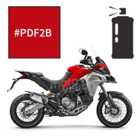 Peinture tricouche en spray ducati red anniversary 1200 multistrada enduro 2016-2018