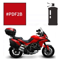 Peinture tricouche en spray ducati red anniversary 1200 multistrada s gran turismo 2014